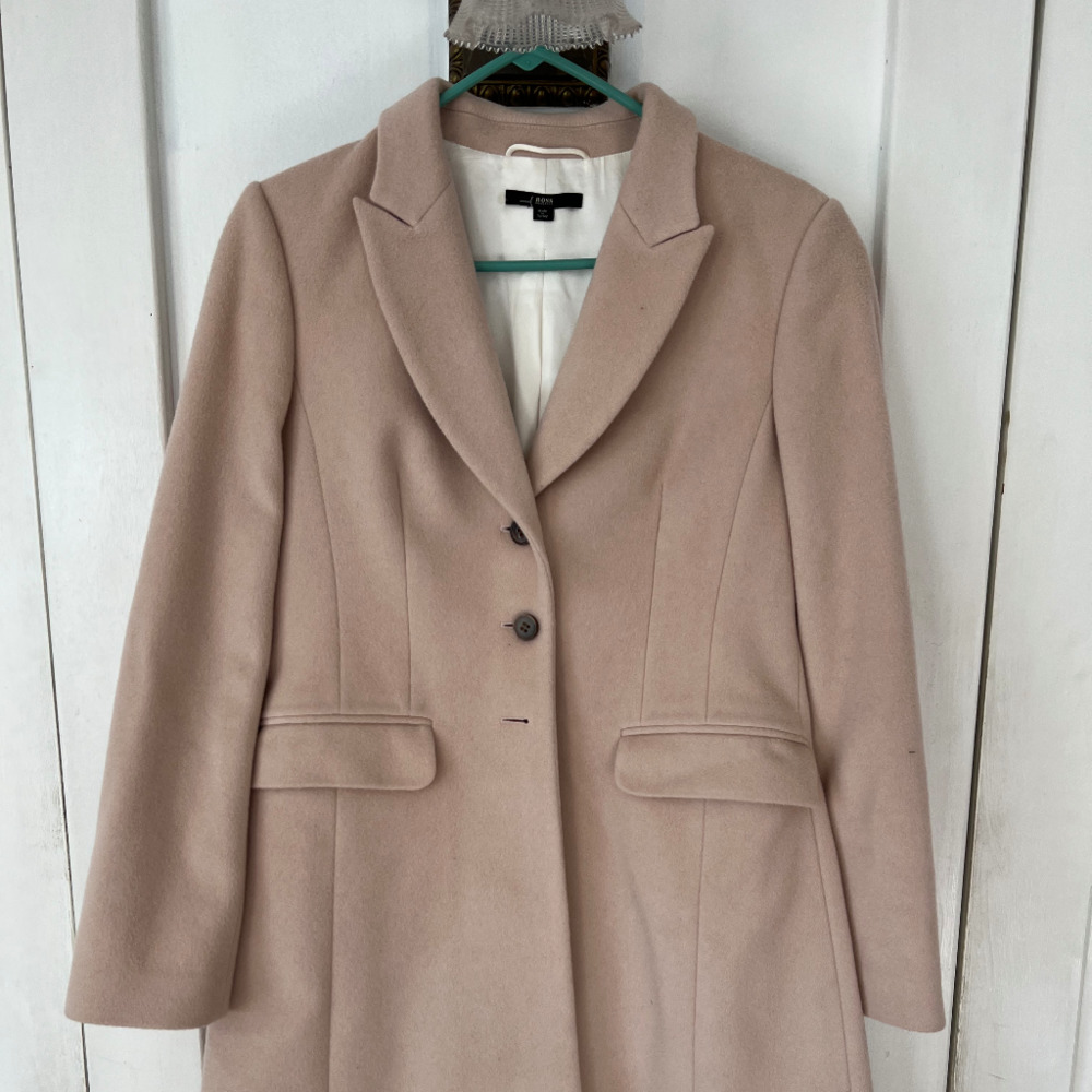 Hugo Boss Pink Coat